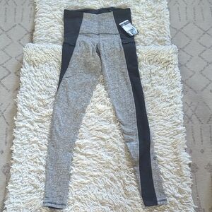 Champion Zipper Pocket Gray Leggings